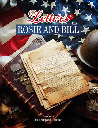 Letters to Rosie and Bill — vintage letters and flag